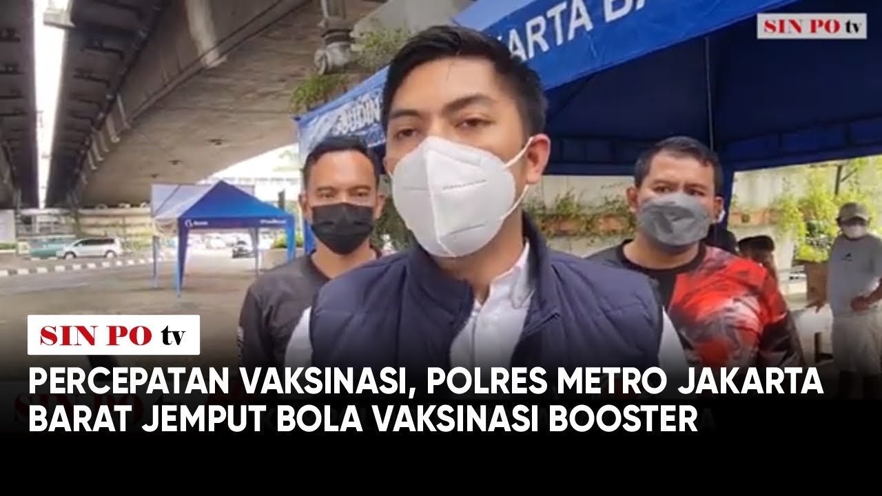 Percepatan Vaksinasi, Polres Metro Jakarta Barat Jemput Bola Vaksinasi Booster