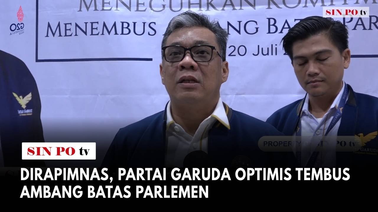 Dirapimnas, Partai Garuda Optimis Tembus Ambang Batas Parlemen