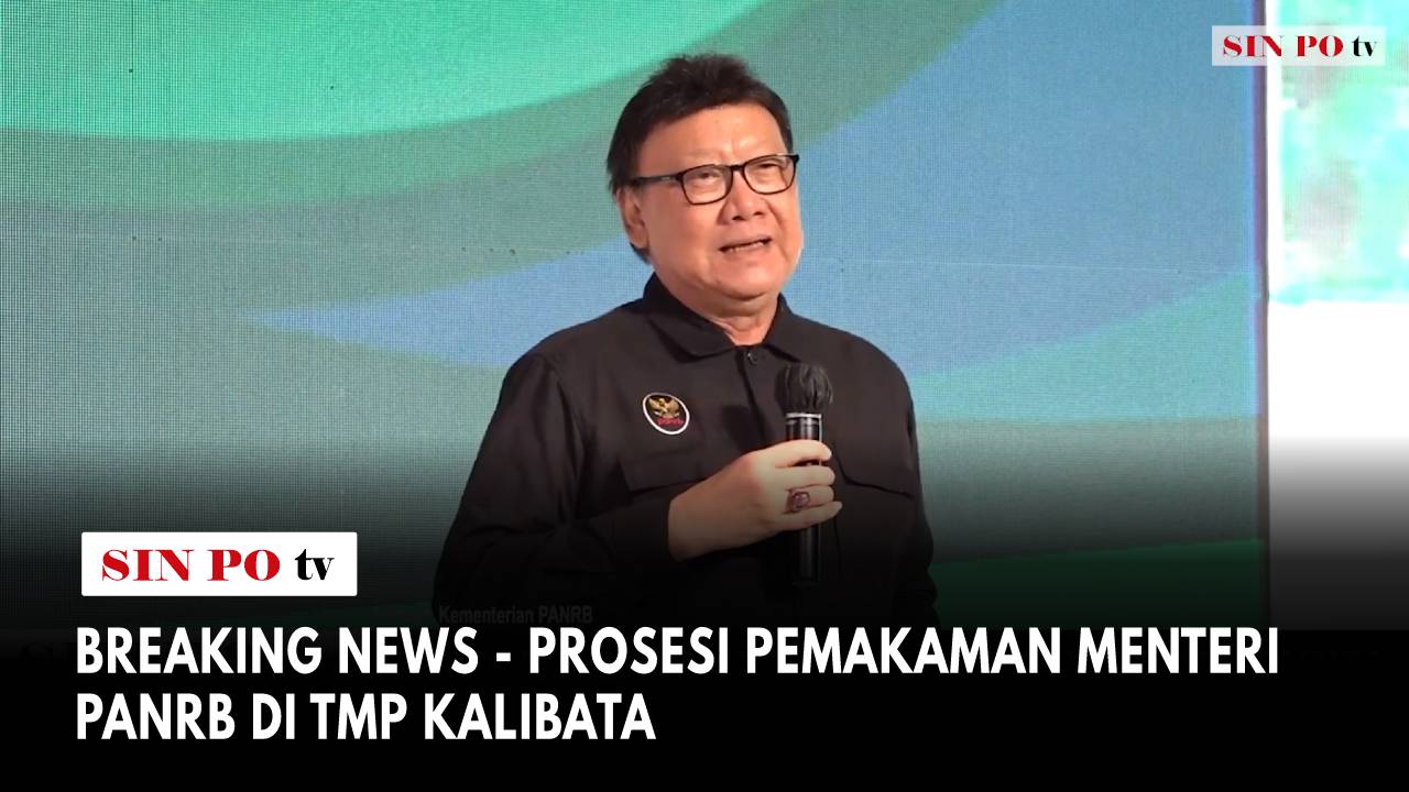 LIVE BREAKING NEWS - Prosesi Pemakaman Menteri PANRB Di TMP Kalibata