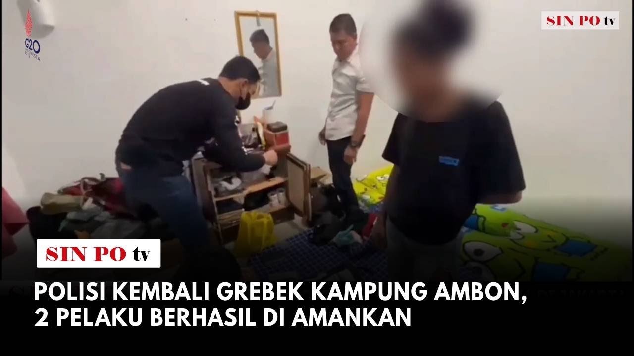 Polisi Kembali Grebek Kampung Ambon, 2 Pelaku Berhasil Di Amankan
