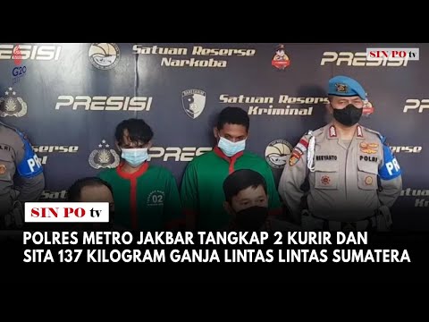 Polres Metro Jakbar Tangkap 2 Kurir Dan Sita 137 Kilogram Ganja Lintas Lintas Sumatera