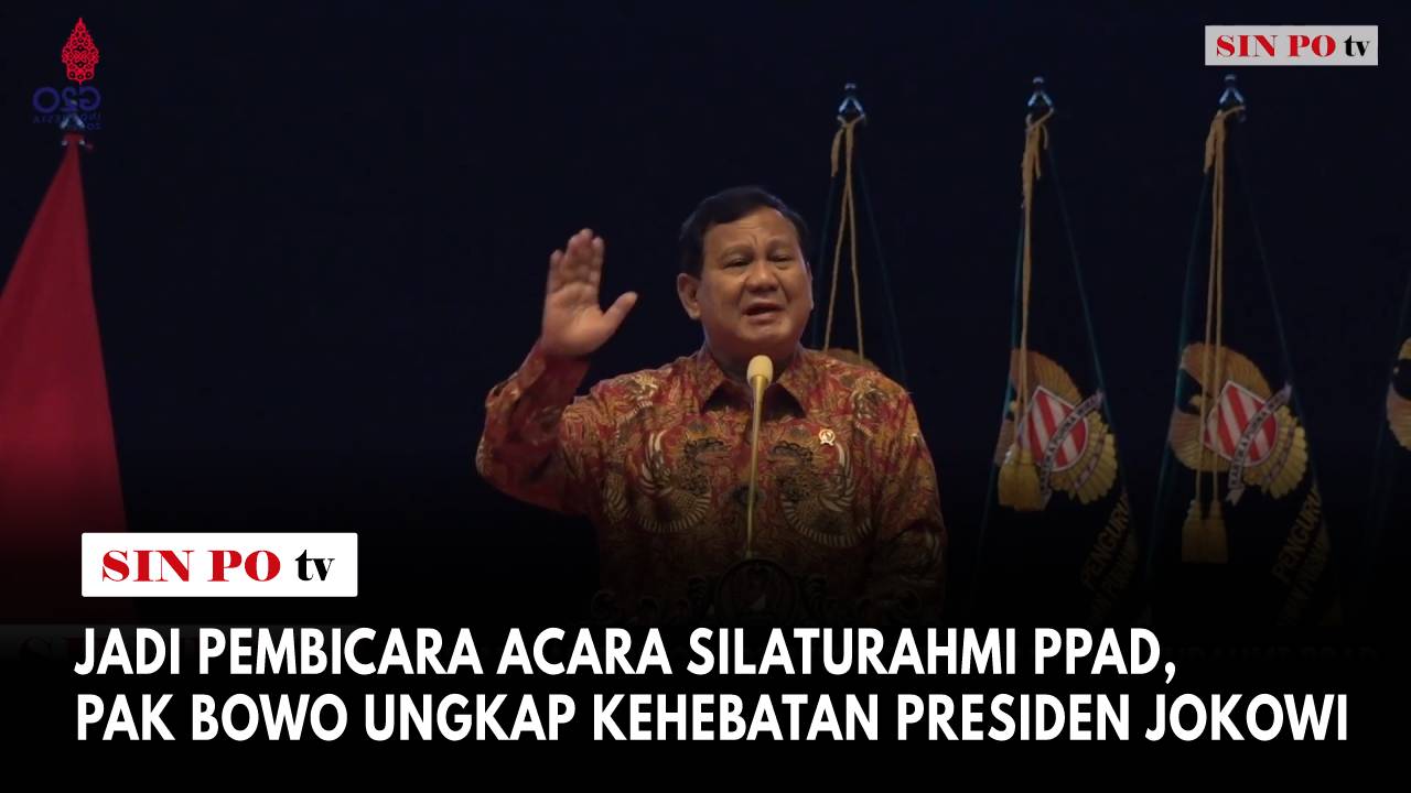 Jadi Pembicara Acara Silaturahmi PPAD, Pak Bowo Ungkap Kehebatan Presiden Jokowi
