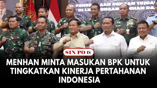 Menhan Minta Masukan BPK Untuk Tingkatkan Kinerja Pertahanan Indonesia