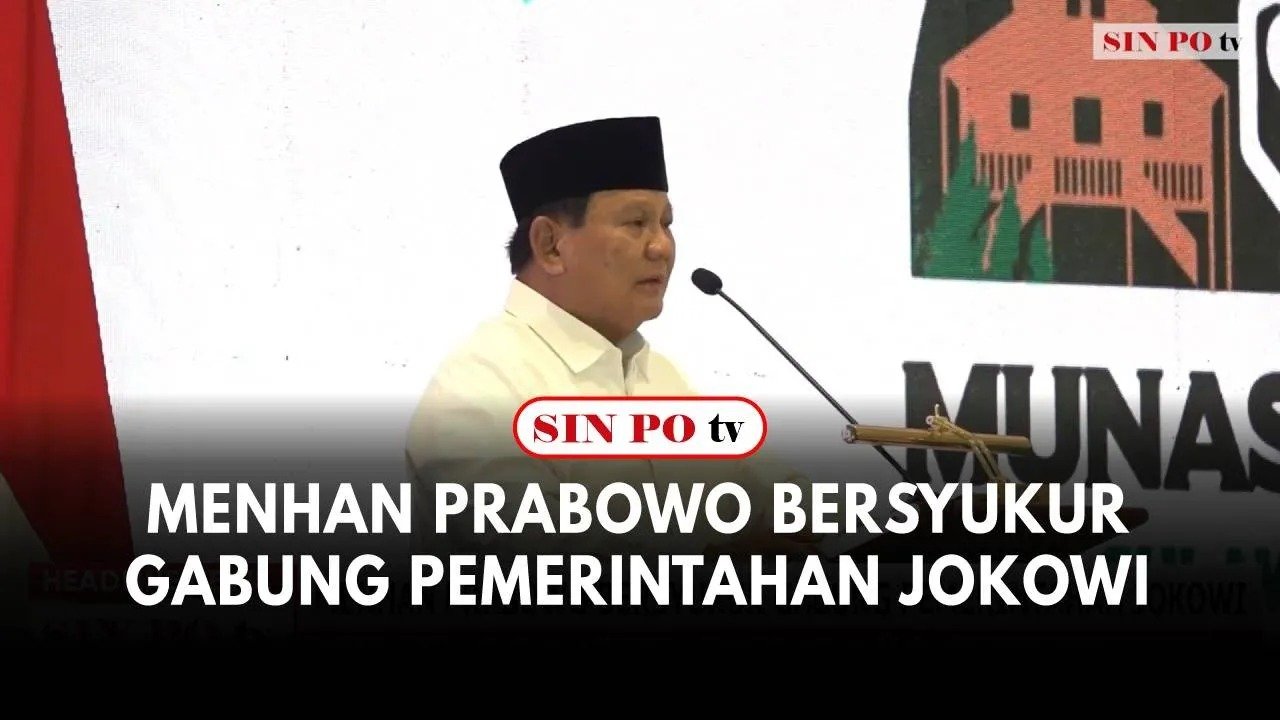 Menhan Prabowo Bersyukur Gabung Pemerintahan Jokowi