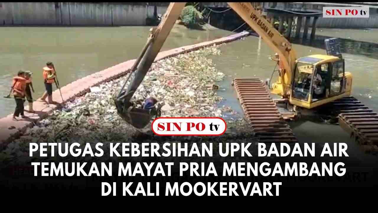 Petugas Kebersihan UPK Badan Air Temukan Mayat Pria Mengambang Di Kali Mookervart