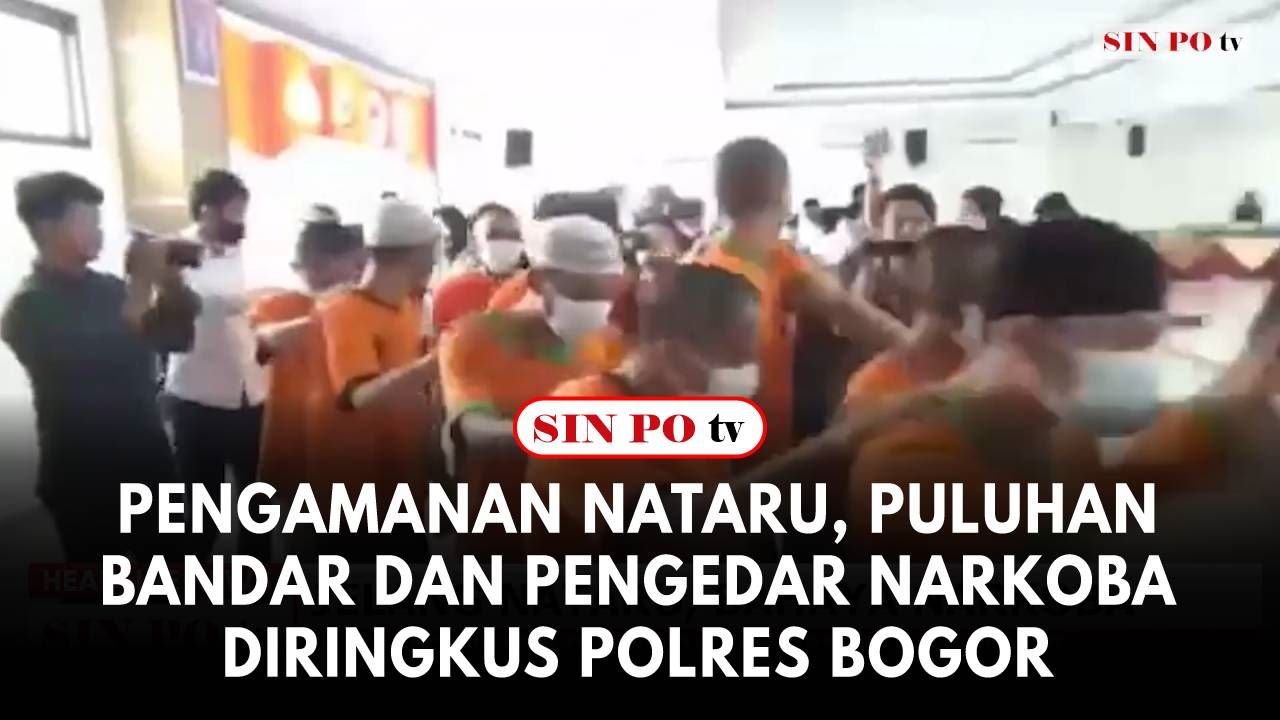 Pengamanan Nataru, Puluhan Bandar dan Pengedar Narkoba Diringkus Polres Bogor