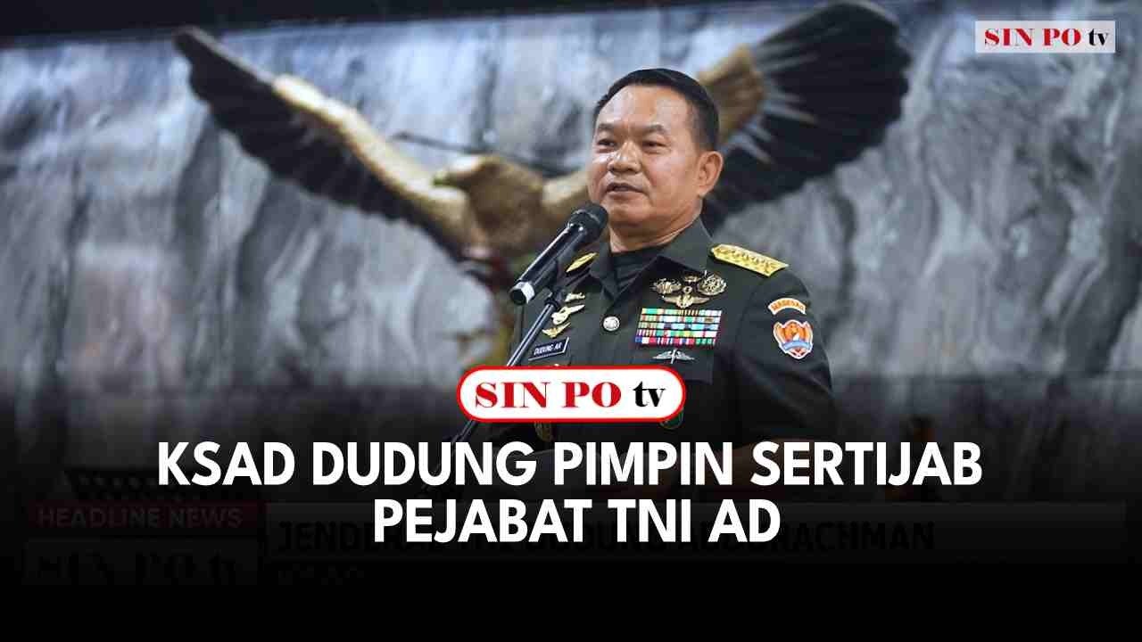 KSAD Dudung Pimpin Sertijab Pejabat TNI AD