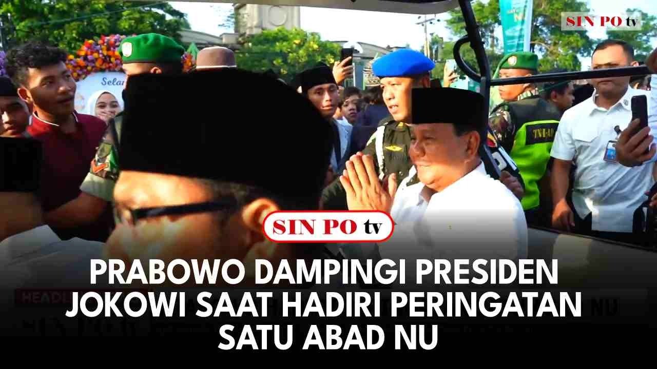 Prabowo Dampingi Presiden Jokowi Saat Hadiri Peringatan Satu Abad NU