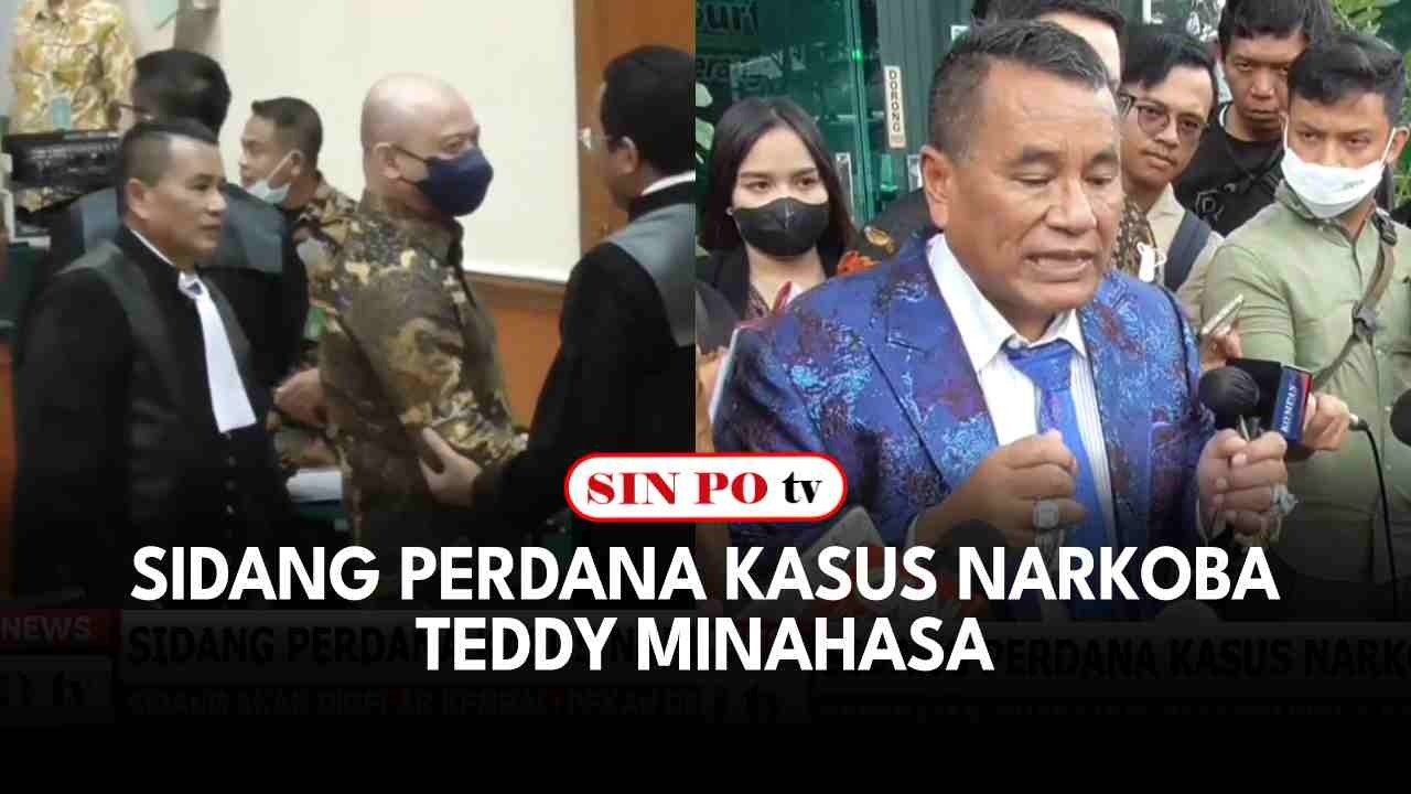 Sidang Perdana Kasus Narkoba Teddy Minahasa