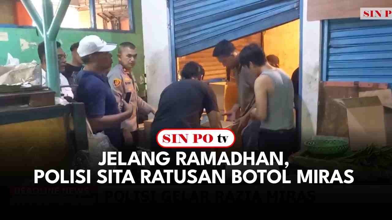 Jelang Ramadhan, Polisi Sita Ratusan Botol Miras