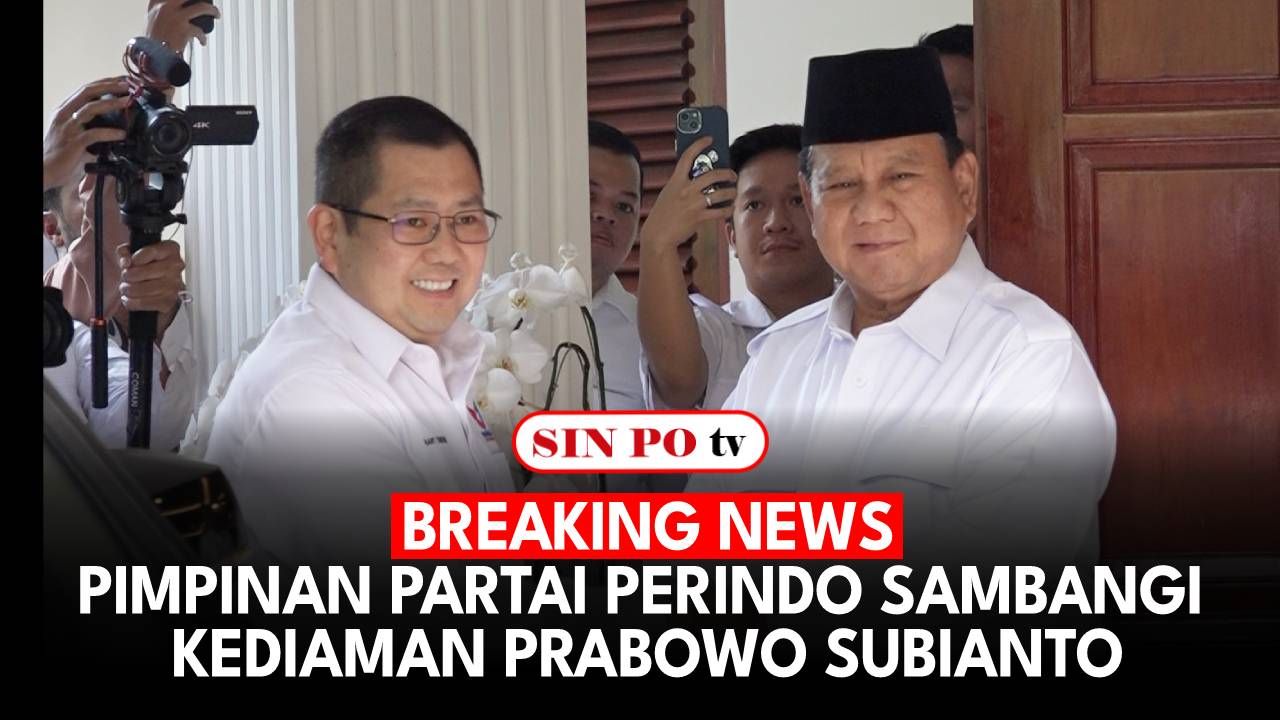 BREAKING NEWS - Pimpinan Partai Perindo Sambangi Kediaman Prabowo Subianto