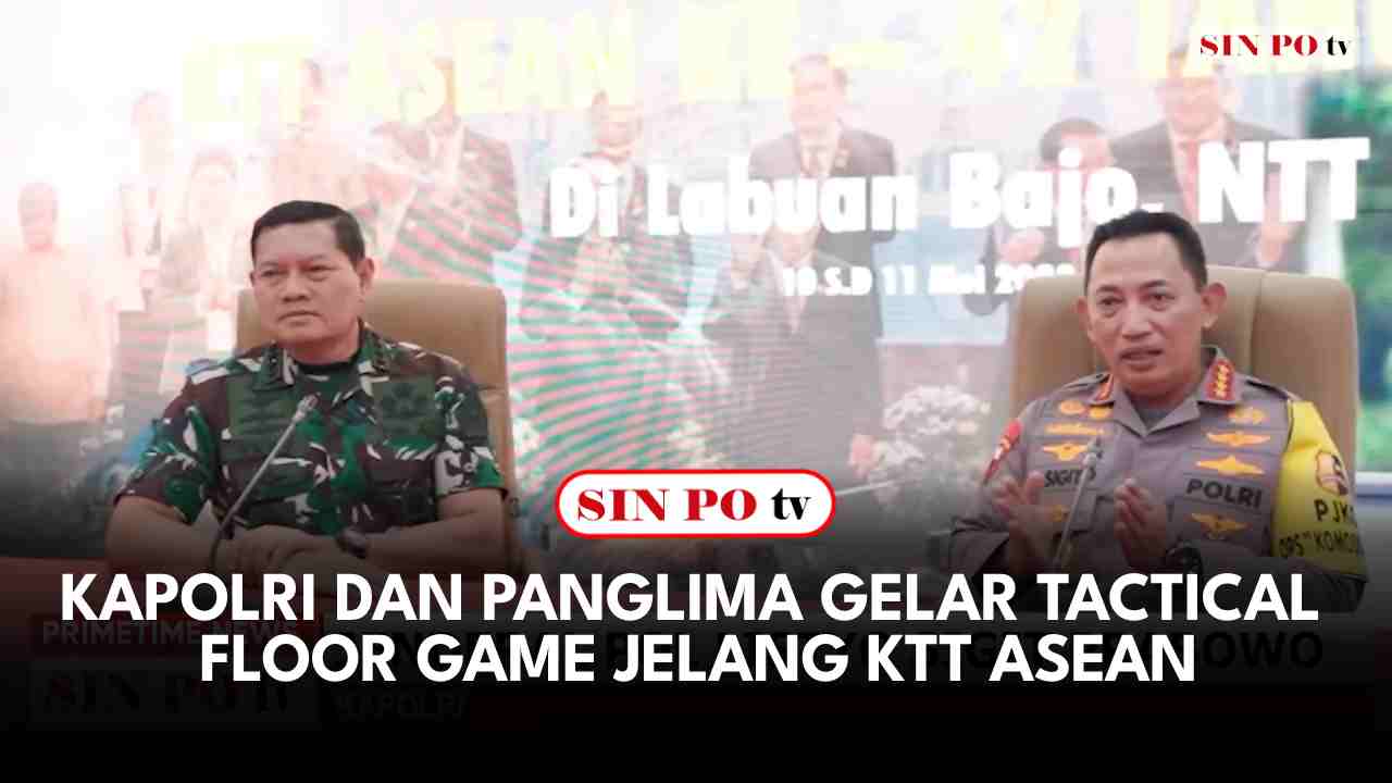 Kapolri Dan Panglima Gelar Tactical Floor Game Jelang KTT ASEAN