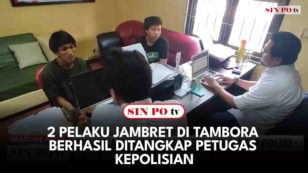 2 Pelaku Jambret Di Tambora Berhasil Ditangkap Petugas Kepolisian