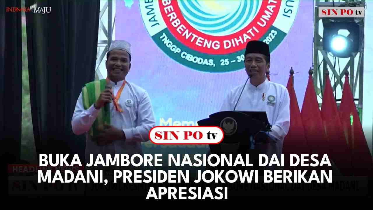 Buka Jambore Nasional Dai Desa Madani, Presiden Jokowi Berikan Apresiasi