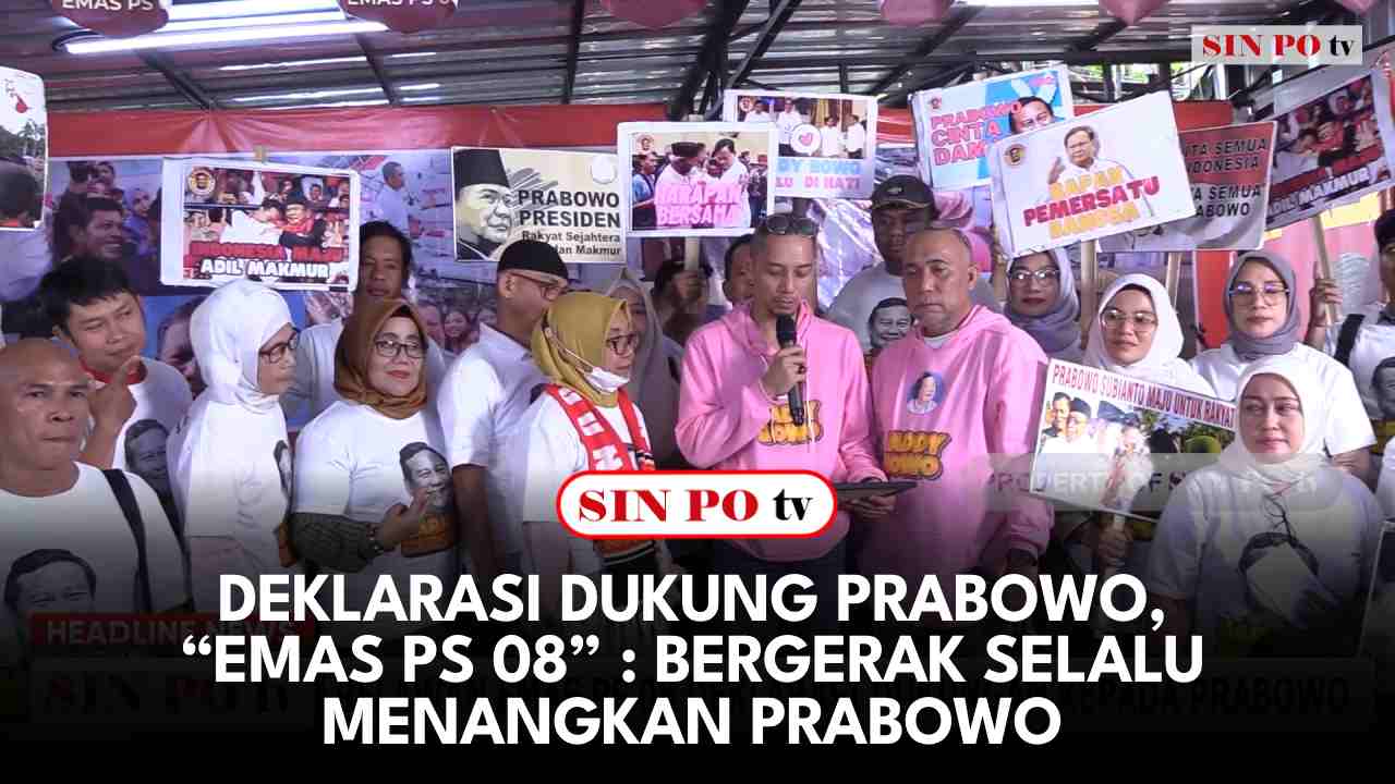Deklarasi Dukung Prabowo, “EMAS PS 08”: Bergerak Selalu Menangkan Prabowo