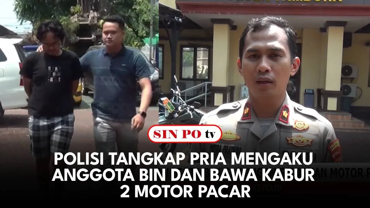 Polisi Tangkap Pria Mengaku Anggota BIN dan Bawa Kabur 2 Motor Pacar