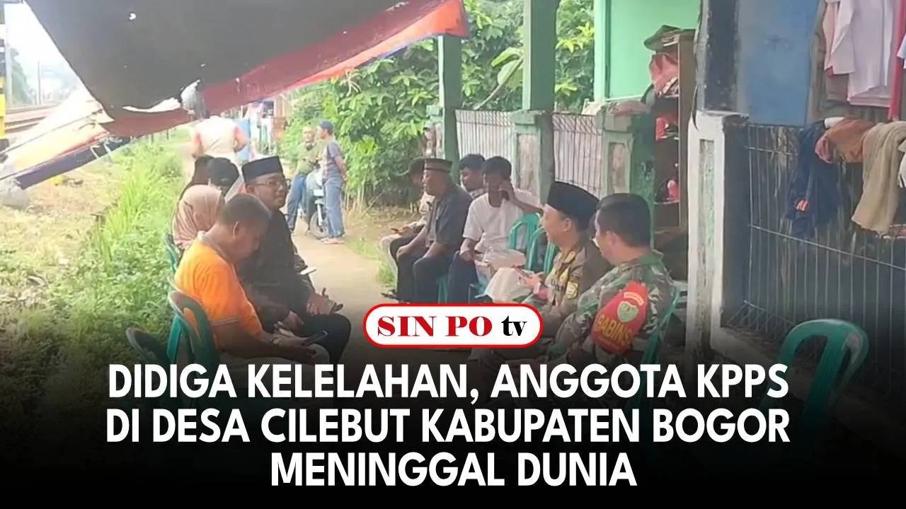 Diduga Kelelahan, Anggota KPPS di Desa Cilebut Kabupaten Bogor Meninggal Dunia