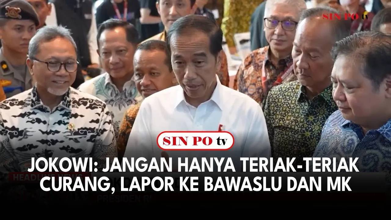Jokowi: Jangan Hanya Teriak-teriak Curang, Lapor ke Bawaslu dan MK