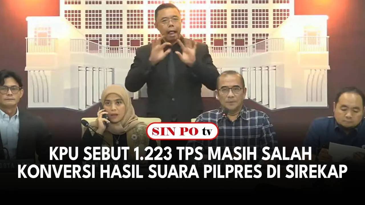 KPU Sebut 1.223 TPS Masih Salah Konversi Hasil Suara Pilpres di Sirekap