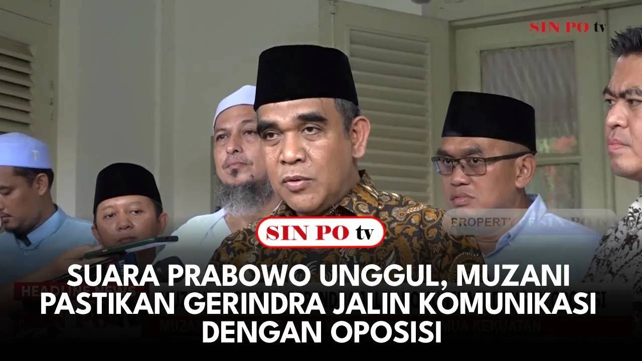 Suara Prabowo Unggul, Muzani Pastikan Gerindra Jalin Komunikasi Dengan Oposisi
