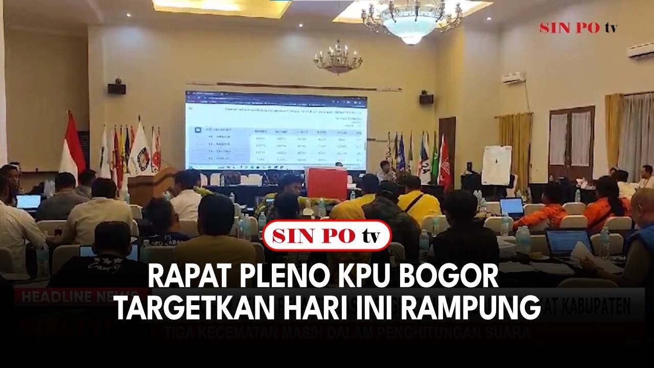 Rapat Pleno KPU Bogor Targetkan Hari Ini Rampung