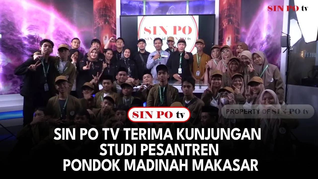 SIN PO TV Terima Kunjungan Studi Pesantren Pondok Madinah Makasar